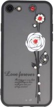 Wicked Narwal | Love Forever Hoesjes voor iPhone 8 Wit