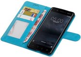 Wicked Narwal | Nokia 5 Portemonnee hoesje booktype wallet case Turquoise