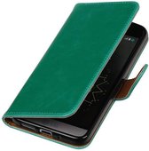 Wicked Narwal | Premium TPU PU Leder bookstyle / book case/ wallet case voor LG G5 Groen