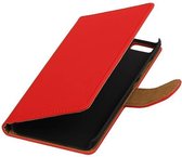 Wicked Narwal | bookstyle / book case/ wallet case Hoes voor Wiko Lenny 2 Rood