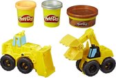 Play-Doh Graafmachine & Bulldozer - Klei Speelset