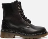 Muyters Veterboots zwart Leer 40601 - Maat 32