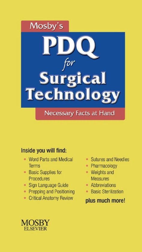 Mosby'S Pdq For Surgical Technology - cover