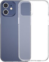 Shop4 - iPhone 12 mini Hoesje - Zachte Back Case Transparant