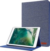 iPad 2020 hoes - 10.2 inch - Book Case met Soft TPU houder - Blauw