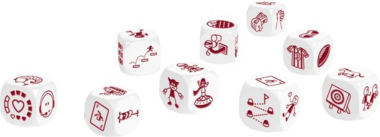 Thumbnail van een extra afbeelding van het spel Spellenbundel - Dobbelspel - 2 Stuks - Rory's Story Cubes Heroes & Beverbende