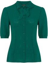 Voodoo Vixen Blouse -S- Clara blouse Groen
