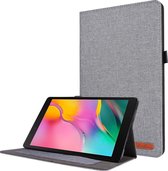 Tablet Hoes geschikt voor Samsung Galaxy Tab A7 (2020) - 10.4 inch - Book Case met Soft TPU houder - Grijs