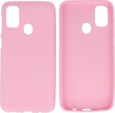 BackCover Hoesje Color Telefoonhoesje voor Samsung Galaxy M31 Roze