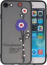 Love Forever Hoesjes voor iPhone 8 Paars