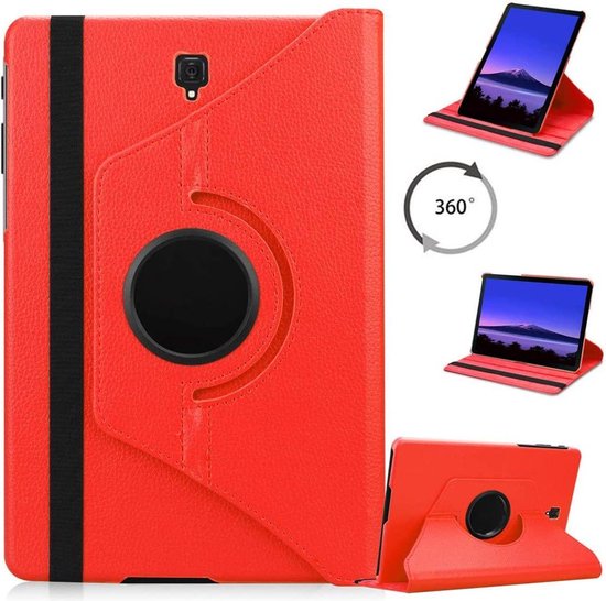 Draaibaar Hoesje - Rotation Tabletcase - Multi stand Case Geschikt voor: Samsung Galaxy Tab A 10.1 inch T580 / T585 (2016 2018) - rood - Ar202