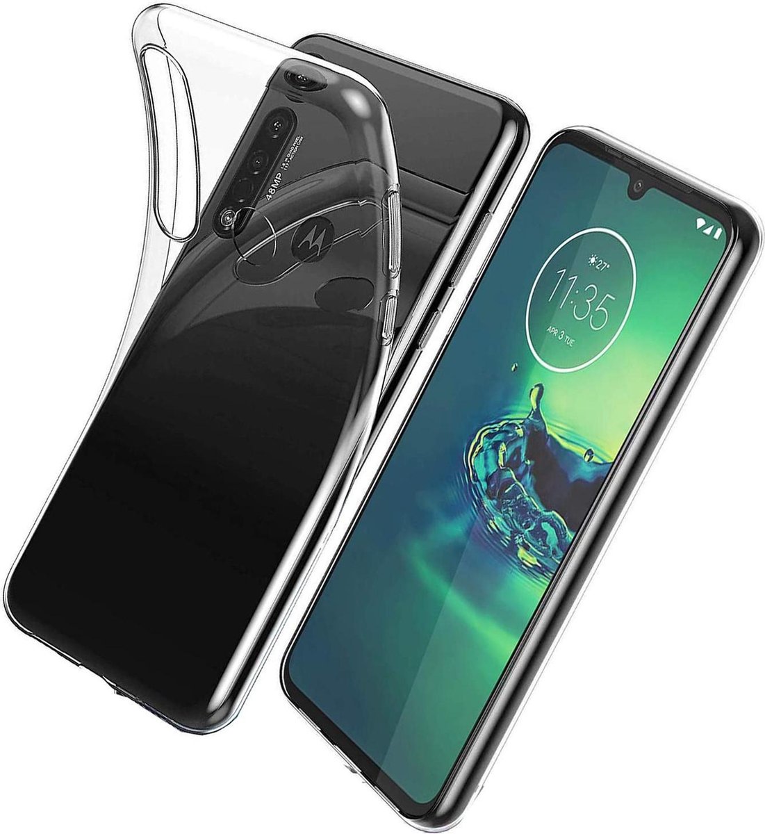 Soft TPU hoesje Silicone Case Geschikt voor: Motorola Moto G8 Plus