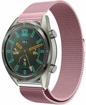 Geschikt voor Huawei Watch GT Milanees bandje - roze - 46mm