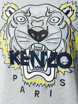 Kenzo Classic Tiger Crewneck Sweater Grijs Maat M
