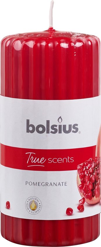 Bolsius Stompkaars geur True Scents Pomegranate 120/58