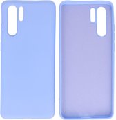 Huawei P30 Pro Hoesje Fashion Backcover Telefoonhoesje Paars