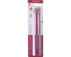 Swissdent - Toothbrush Whitening Trio Soft 2 + 1 FREE (bílý + růžový + šedý) -