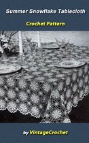 Summer Snowflake No. 7530 Tablecloth Vintage Crochet Pattern eBook