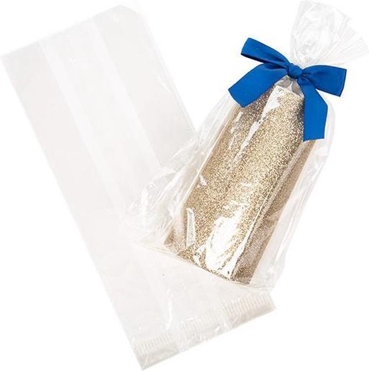 Eco Zijvouwzakjes Cellofaan / biologisch afbreekbaar127x76x292mm - 100 st