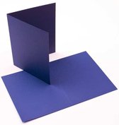 Cartes de base Plano, bleu 17,8 x 12,4 cm (50 pièces) [PC017]