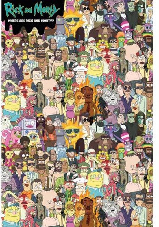 RIck & Morty - Where's Rick - Poster '61x91.5cm'