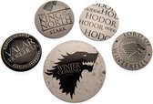 GAME OF THRONES  5 Pack Badges -  Winter is Coming