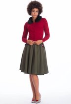 Dancing Days Cardigan -XL- BOW DREAMING Bordeaux rood