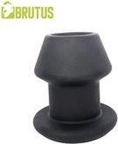 De Gobbler - holle silicone anaal buttplug - large 82mm - tunnel plug