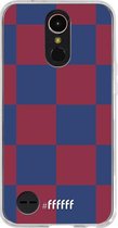 LG K10 (2017) Hoesje Transparant TPU Case - FC Barcelona #ffffff