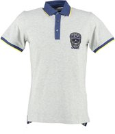 Black and gold grijze polo - Maat S