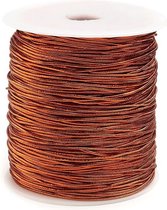 Elastiek koord Brons 2mm x 100m Elastiek lint brons 2mm x 100m