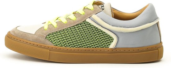 KUNOKA Gabrielle mm fluo yellow - Sneakers Dames - maat 37 - Groen Ivoor  Geel Beige Grijs | bol.com