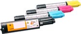 Print-Equipment Toner cartridge / Alternatief voor Epson C1100 zwart, rood, geel, blauw | Epson Aculaser C1100N/ CX11NFCT