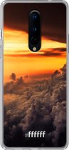 OnePlus 8 Pro Hoesje Transparant TPU Case - Sea of Clouds #ffffff