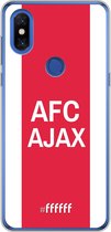 Xiaomi Mi Mix 3 Hoesje Transparant TPU Case - AFC Ajax - met opdruk #ffffff