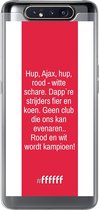 Samsung Galaxy A80 Hoesje Transparant TPU Case - AFC Ajax Clublied #ffffff
