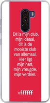 Xiaomi Pocophone F1 Hoesje Transparant TPU Case - AFC Ajax Dit Is Mijn Club #ffffff