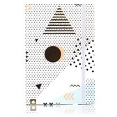 Cool A5 Notitieboek - Gelinieerd papier - Gouden Abstract