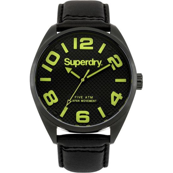 Superdry Heren Horloge Military SYG192BYA Zwart bol