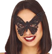 Fiestas Guirca Masker Vlinder Dames Polyster Zwart One-size