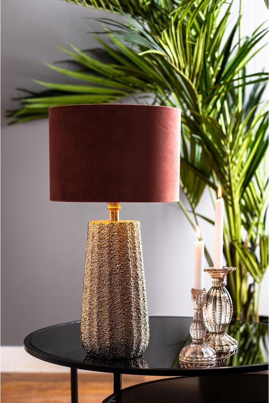 Light & Living Cilinder - Dusky Pink - Ø30x21cm - voor Tafellampen,... bol.com