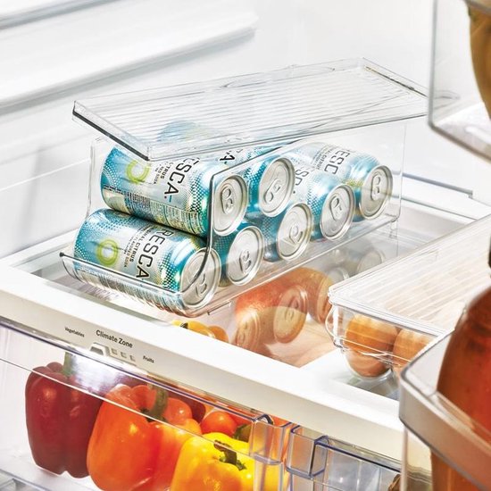 Ei Houder iDesign Fridge Binz Met Deksel Groot