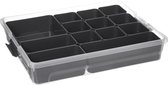 Five® Opbergbox 4.8 liter met 13 uitneembare bakjes - 4.8 liter - 13 inzetbakjes - Sorteervakken, Stapelbaar, Met deksel