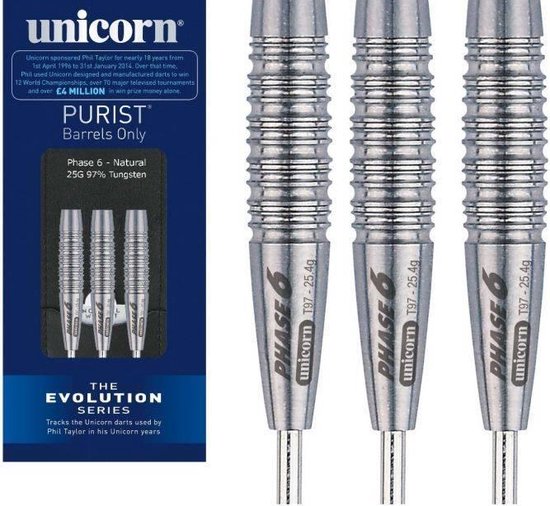 Unicorn Purist Evolution Phase 6 97% - Dartpijlen van Unicorn — afbeelding 3