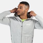 Mannen MadagascarZwaargewicht fleece met volledige ritssluiting Outdoortrui Grijs