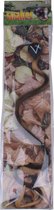 Lg-imports Speeldier Slang Junior 40 Cm Zwart/beige
