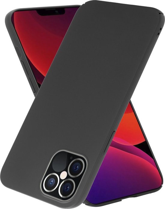Coque Et Verre Trempé Pour IPhone 12 Pro Max - Noir, Pack Accessoires Neuf, Marque Little Boutik