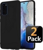 Telefoonhoesje - Back Cover - Geschikt Voor Samsung Galaxy S20 - Zwart