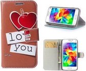 Telefoonhoesje - Book Case - Geschikt Voor Samsung Galaxy S5 Mini - Multicolor