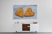 Schilderij - Love koekjes — 90x60 cm